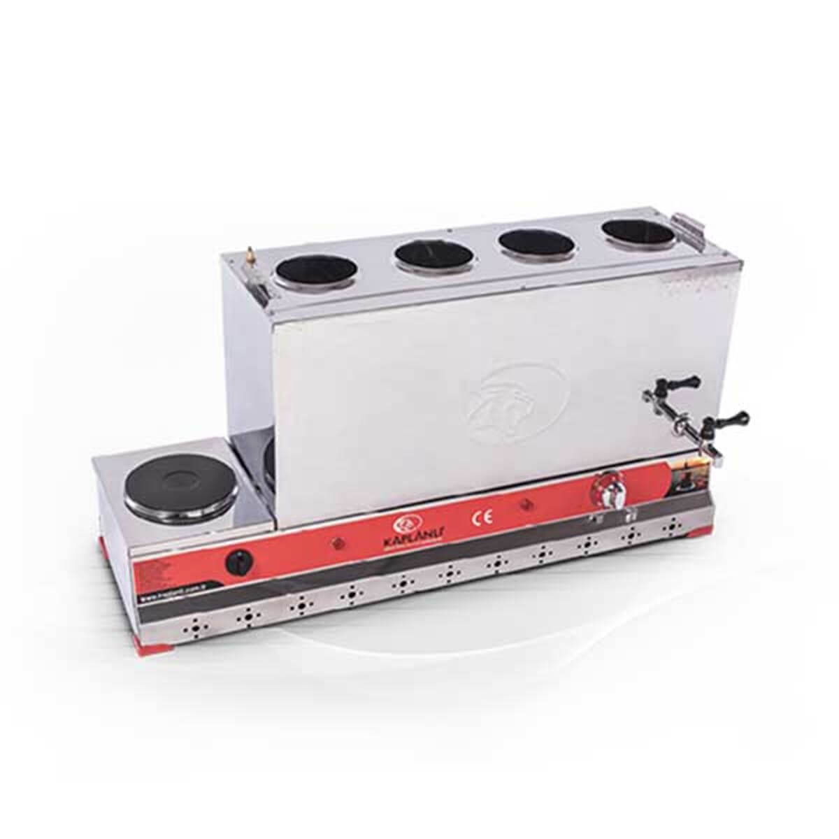 Kaplanlı 54 Lt Pleytli Elektrikli Çay Kazanı ve Çay Ocağı
