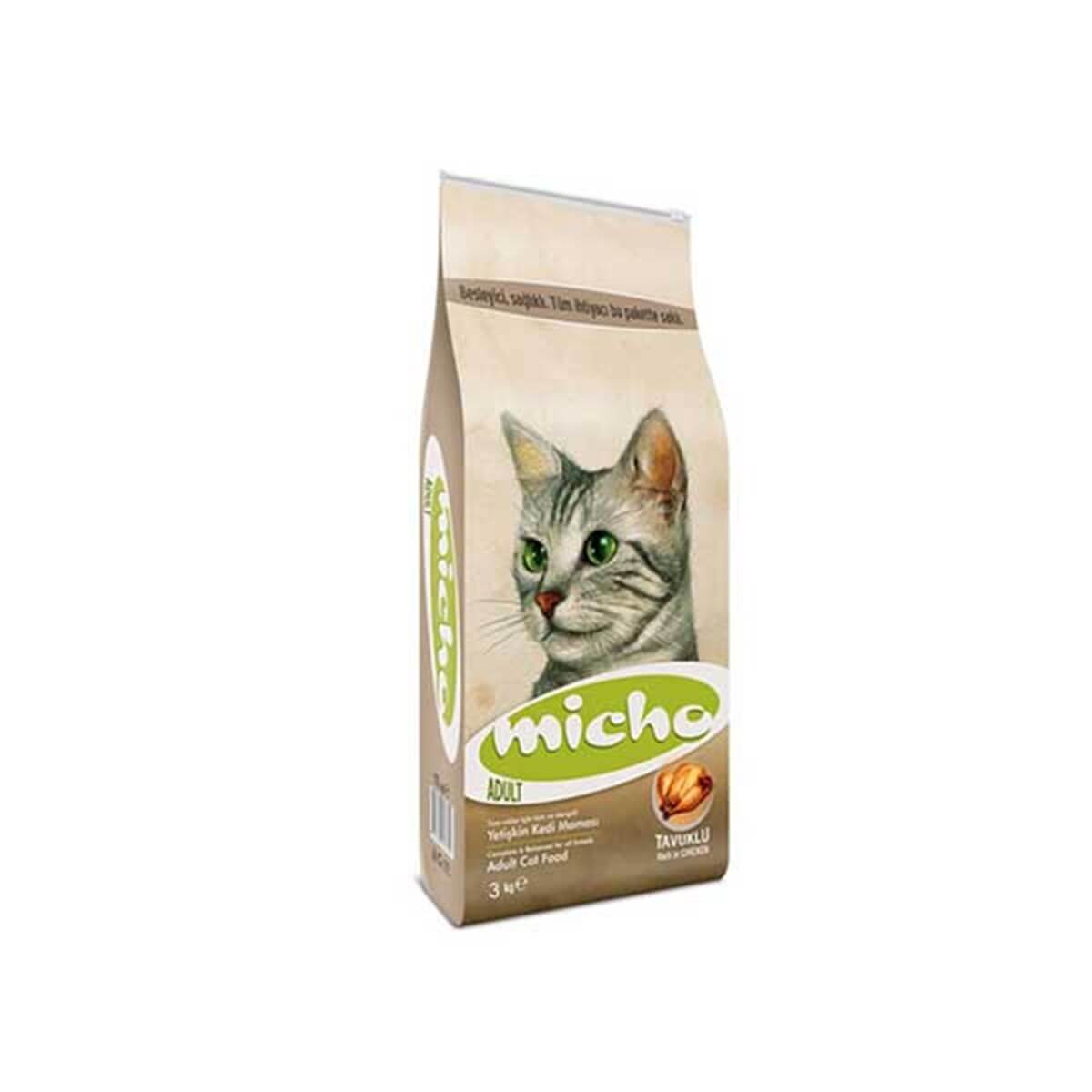 Micho Adult Cat 3 Kg Tavuklu Yetişkin Kedi Maması