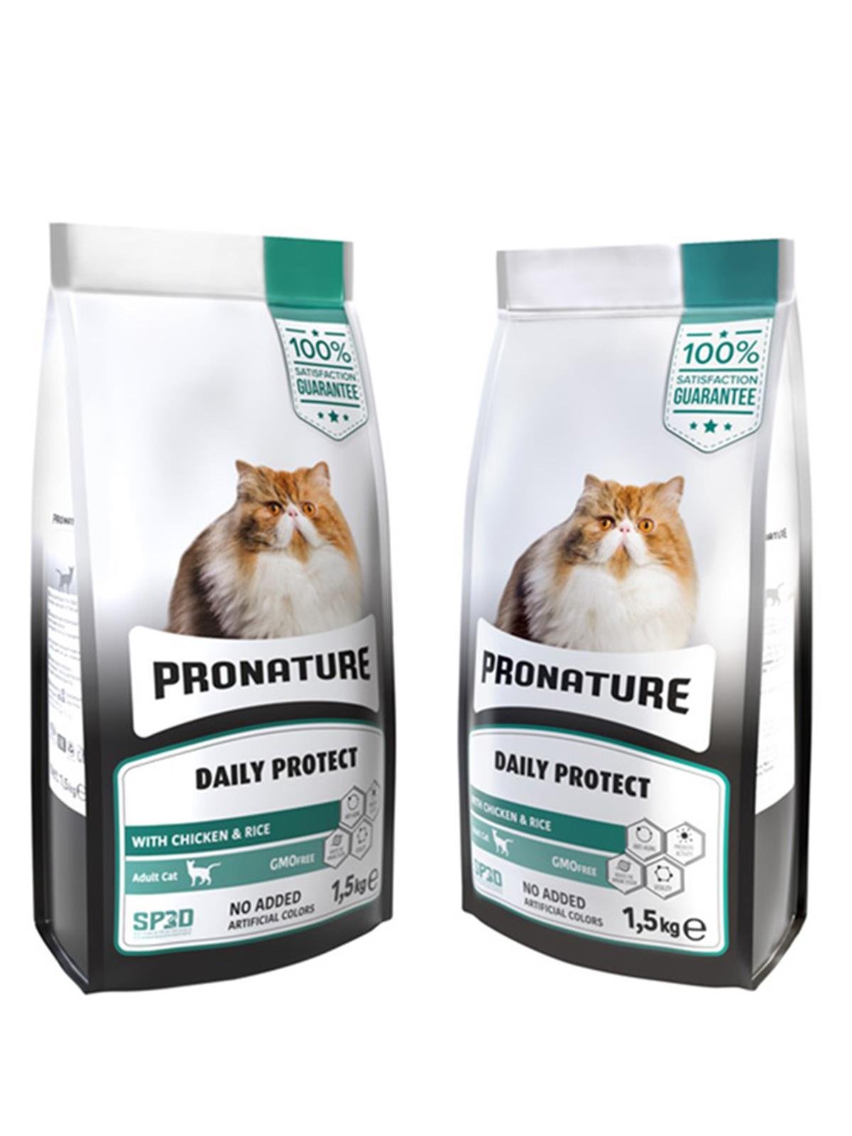 Pronature Tavuklu ve Pirinçli Yetişkin Kedi Maması 1,5 kg x 2 Paket