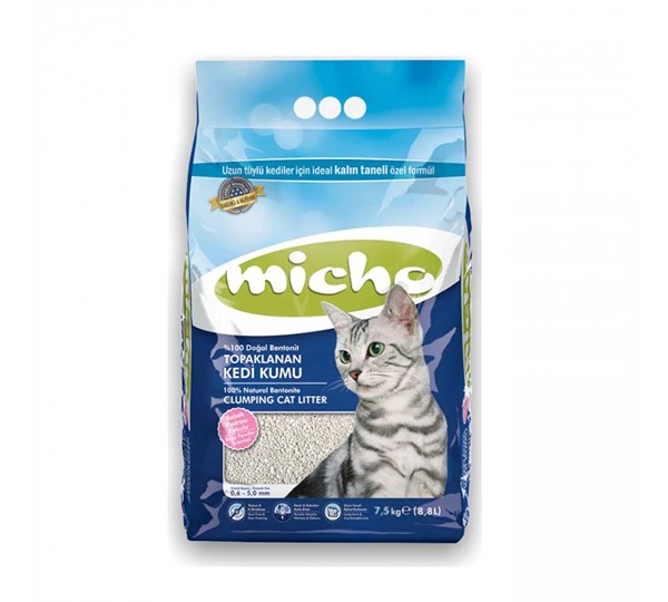 Micho 8,5 Lt Kalın Taneli Topaklanan Kedi Kumu