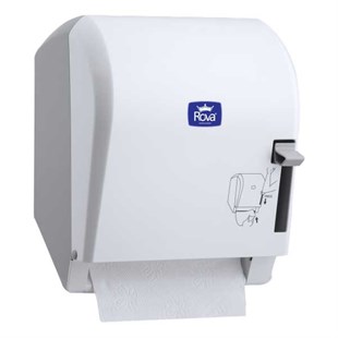 Rova Levercut Rulo Kağıt Havlu Dispenseri Beyaz