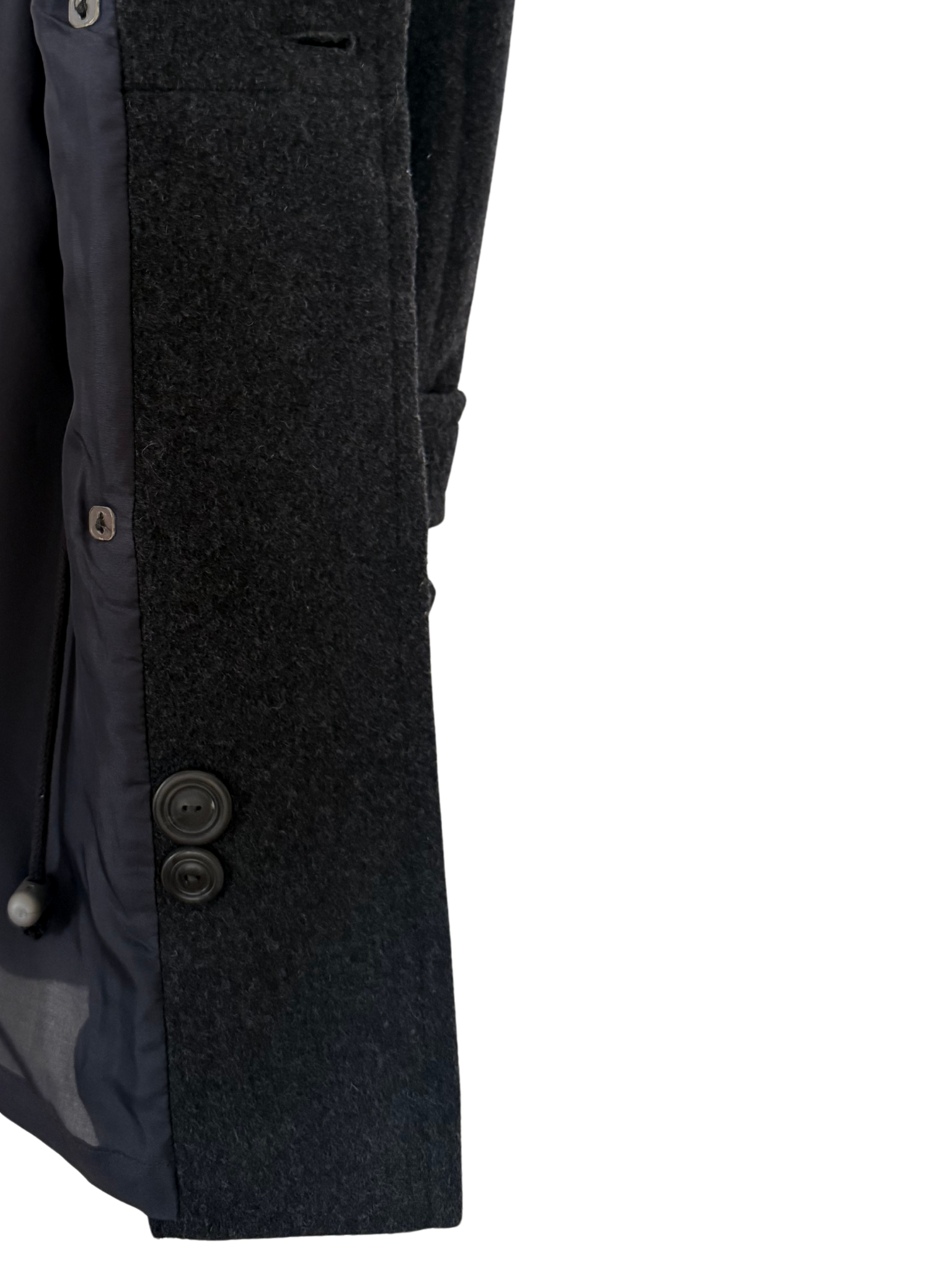 ANTRASİT KADİFE YAKA PALTO