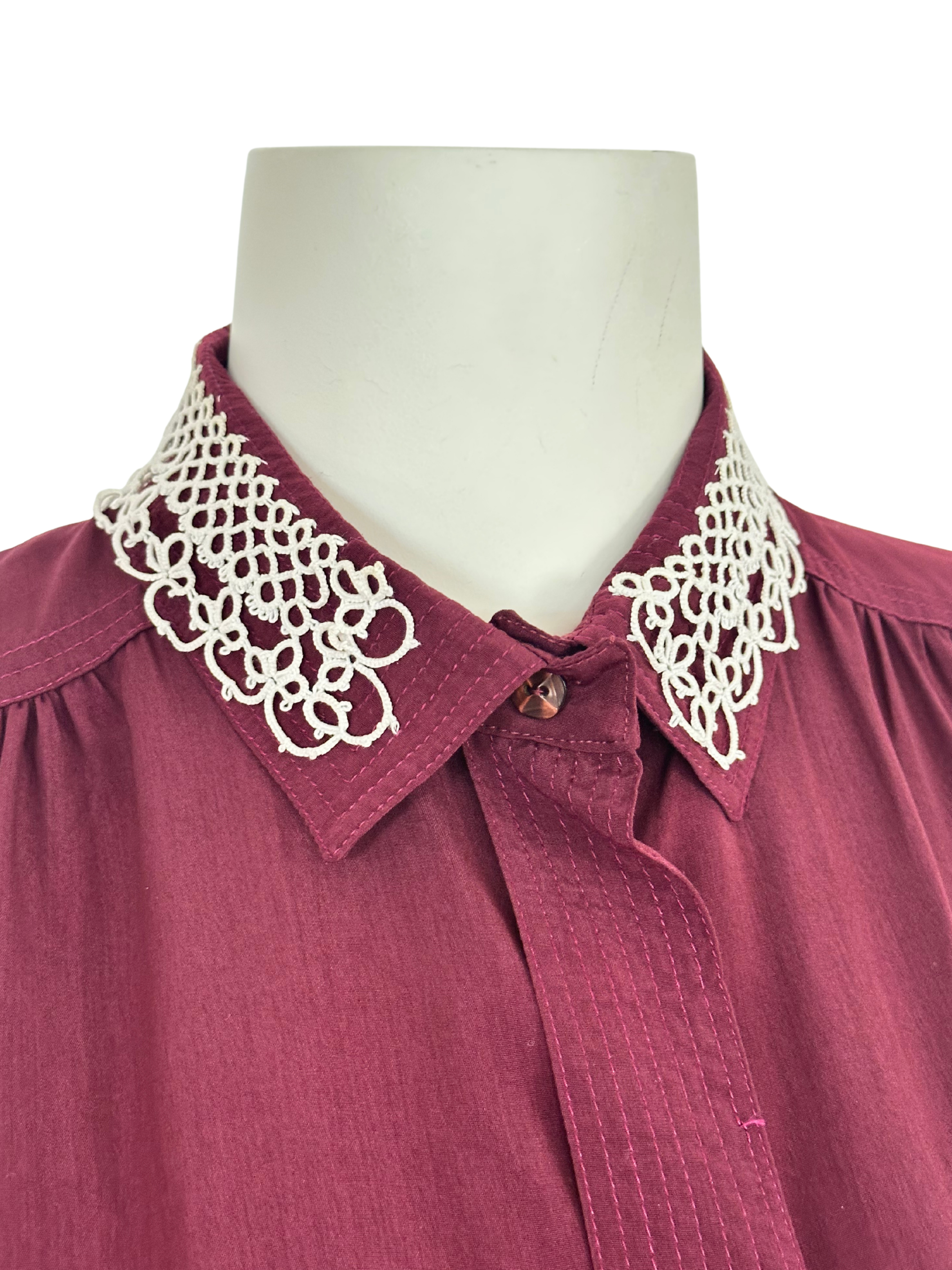 ÇOK RENKLİ METALİK İPLİK İŞLEMELİ BLUZ