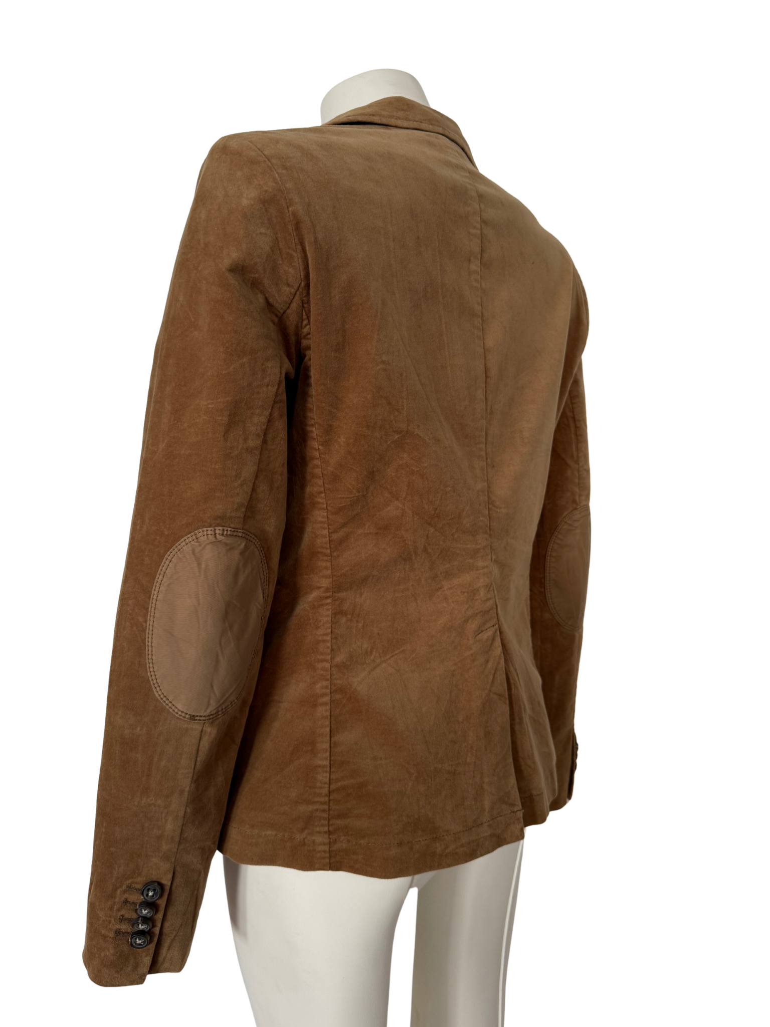 KAHVERENGİ FİTİLLİ KADİFE BLAZER CEKET