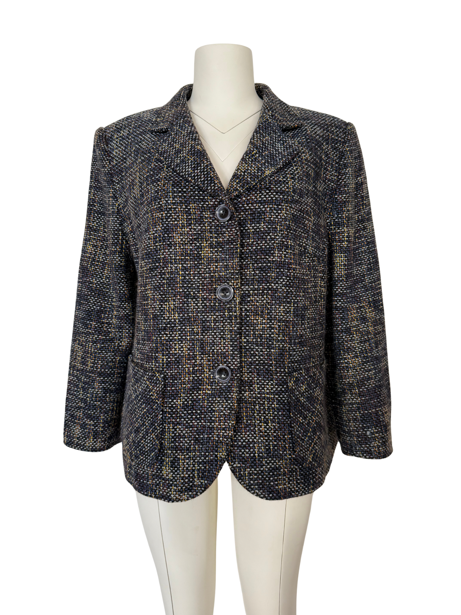 LACİVERT TÜVİT BLAZER CEKET