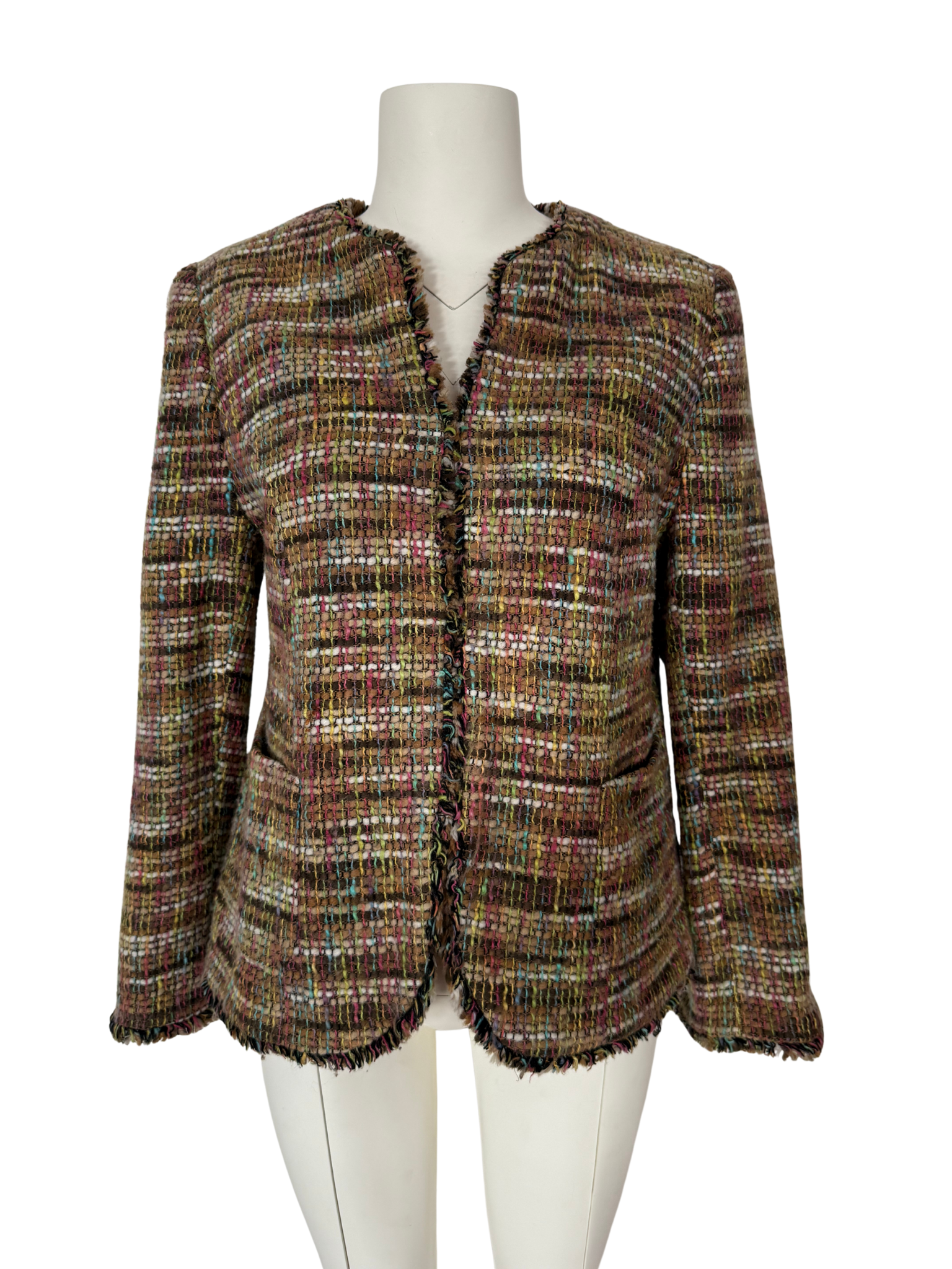 RENKLİ TÜVİT BLAZER CEKET