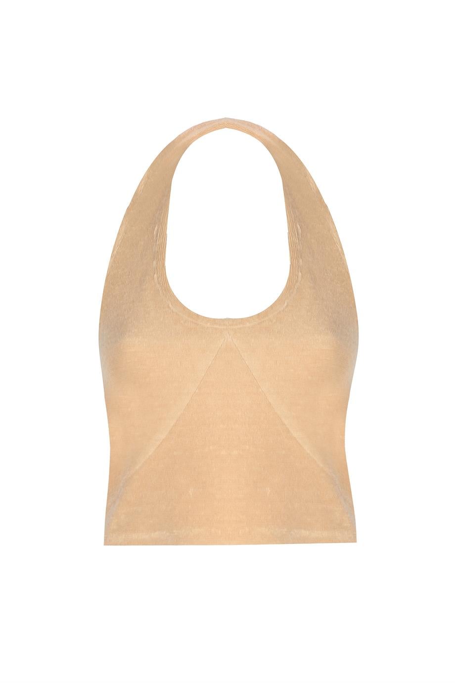 Sand Bej Boyundan Bağlı Havlu Top