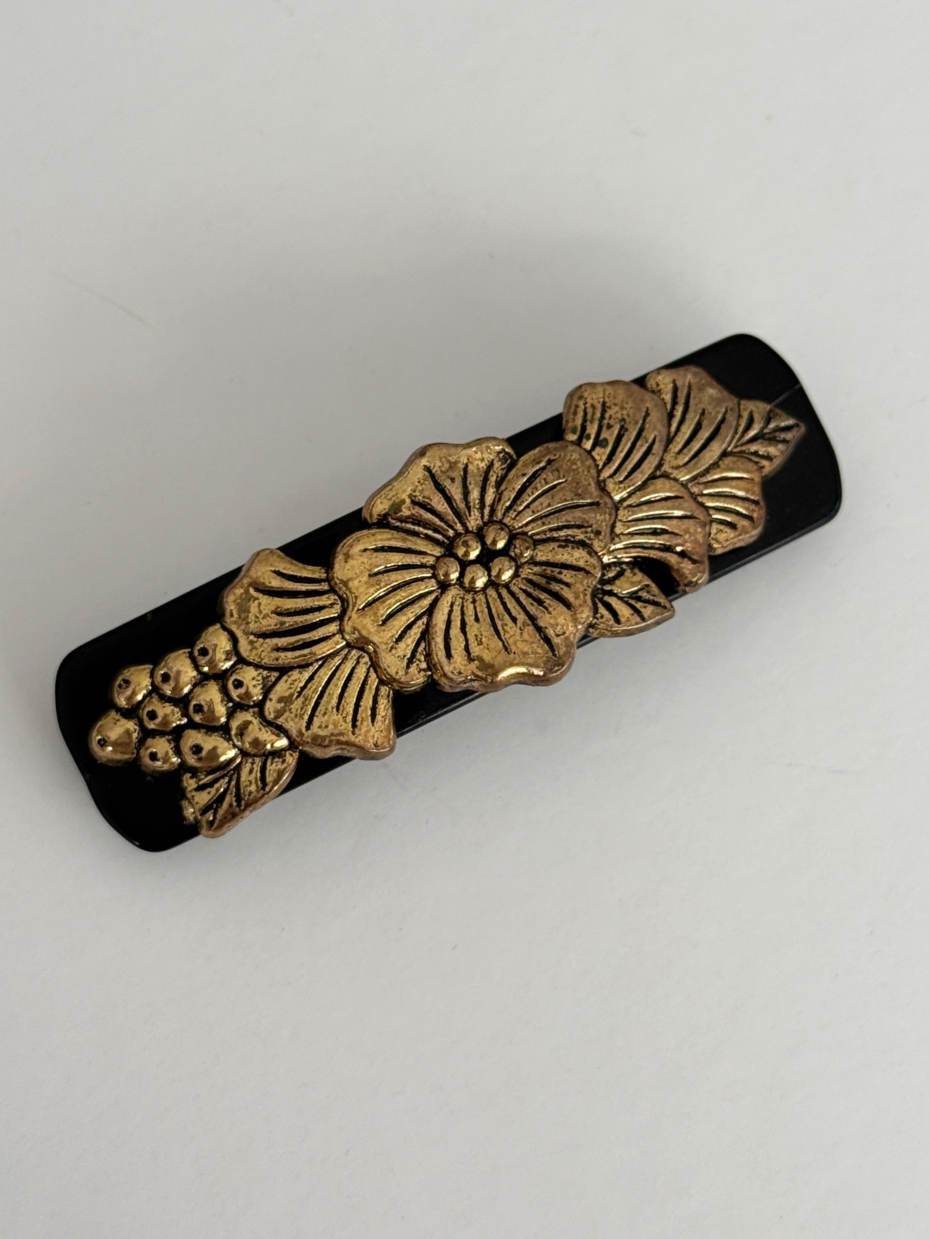 VINTAGE FRENCH BARRETTE SAÇ TOKASI