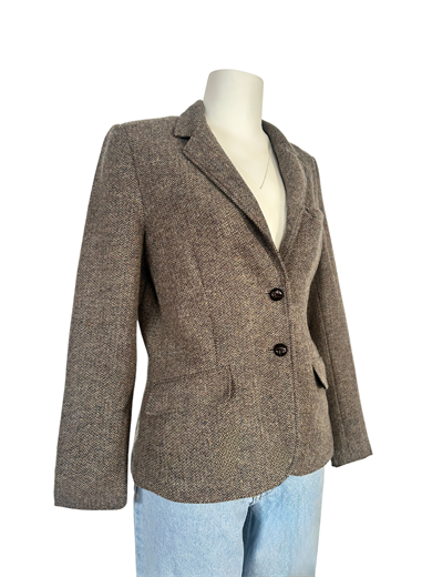 %100 YÜN CAMEL BLAZER CEKET