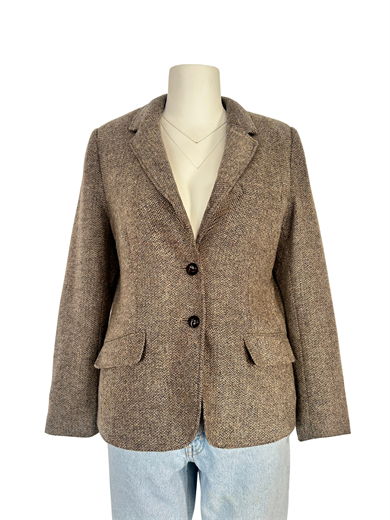 %100 YÜN CAMEL BLAZER CEKET