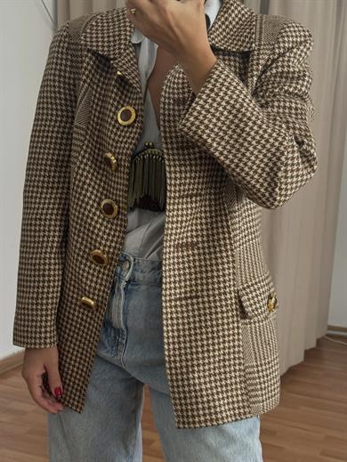 %100 YÜN GENNY DESIGNER BLAZER CEKET