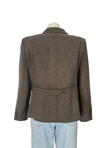 %100 YÜN TOPRAK TONLU BLAZER CEKET