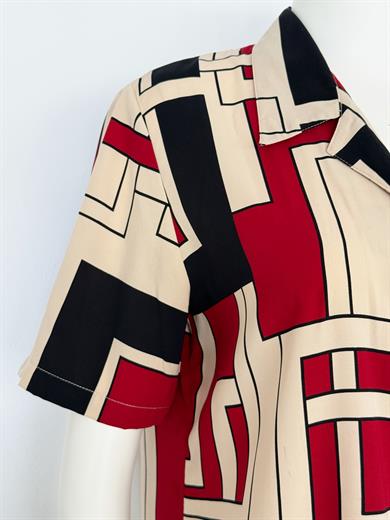 1960s GEOMETRİK GÖMLEK