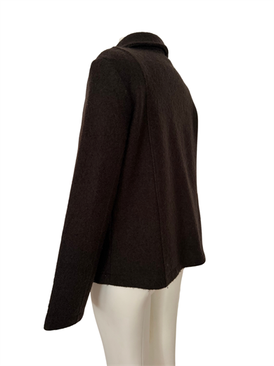 ACI KAHVE YÜN BLAZER CEKET