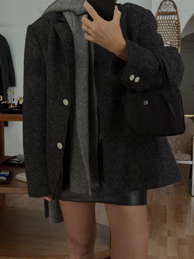 ANTRASİT RENKLİ BLAZER CEKET