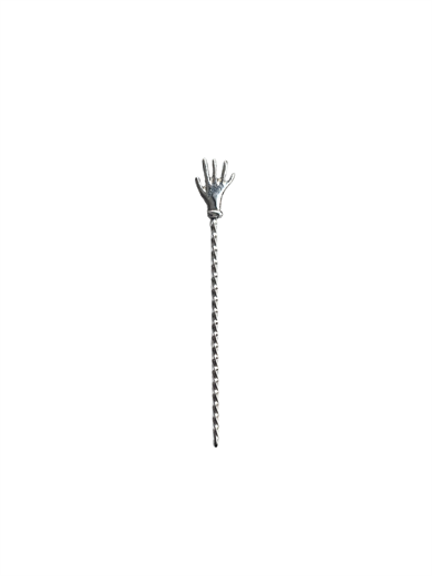 Artisan Hair Stick / Toka-Gümüş Ton