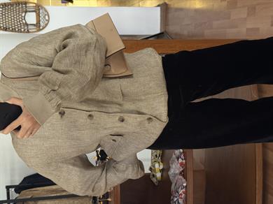 CAMEL MİNİ KARELİ BOMBER CEKET