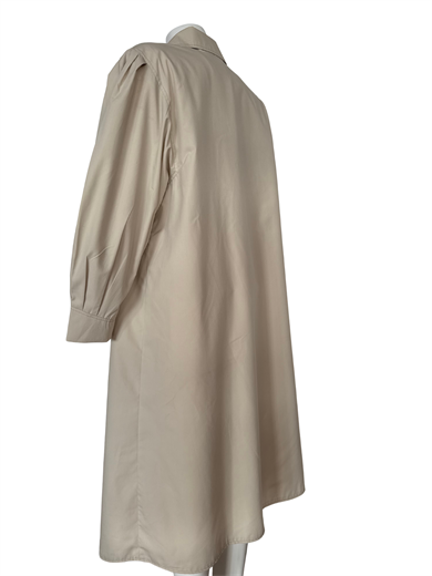 BEJ MAXİ BOY TRENÇKOT