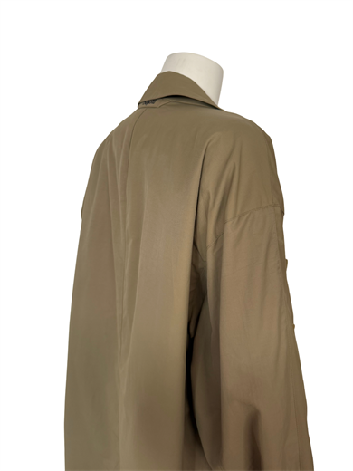 KUM BEJİ OVERSIZE TRENÇKOT