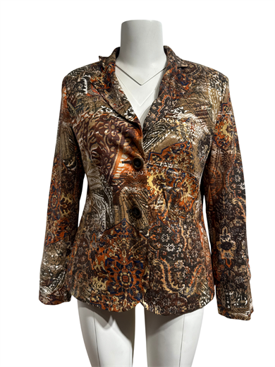ETNİK DESENLİ BLAZER CEKET