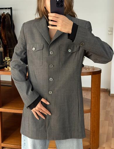 GRİ BLAZER CEKET
