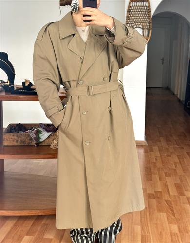 HAKİ RENKLİ TRENÇKOT