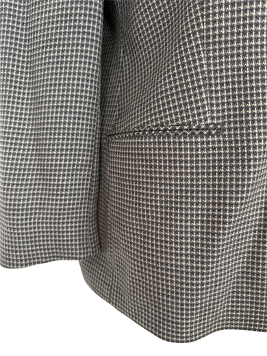 HOUNDSTOOTH DESEN BLAZER CEKET
