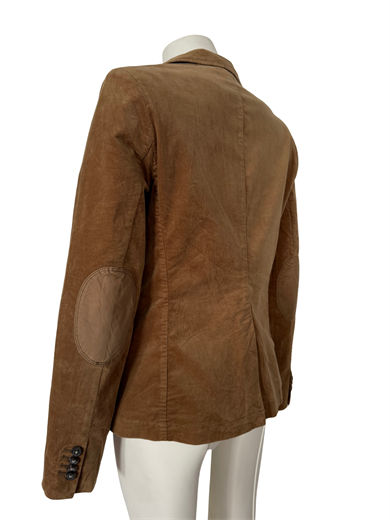 KAHVERENGİ FİTİLLİ KADİFE BLAZER CEKET