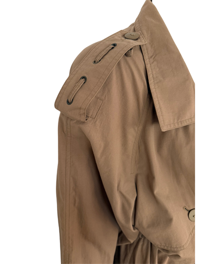 KAHVERENGİ OVERSIZE TRENÇKOT