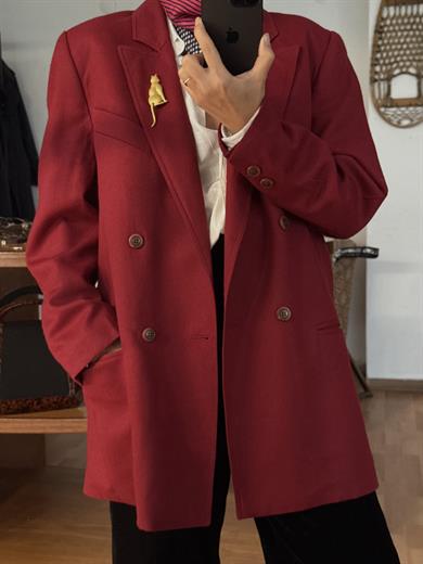 KIRMIZI BLAZER CEKET