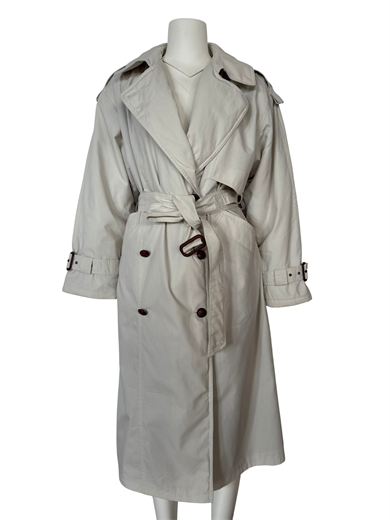 BEJ RENKLİ OVERSİZE TRENÇKOT