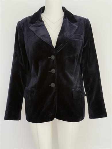 LACİVERT KADİFE BLAZER CEKET