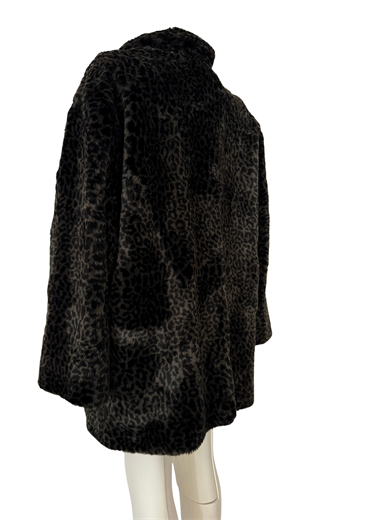 LEOPAR DESENLİ YAPAY KÜRK MONT