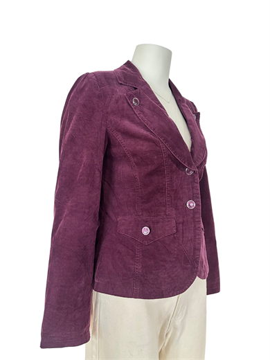 MÜRDÜM FİTİLLİ KADİFE BLAZER CEKET