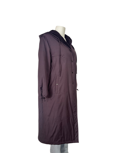 MÜRDÜM KAPÜŞONLU TRENÇKOT