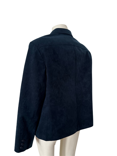 PETROL YEŞİLİ SÜET GÖRÜNÜMLÜ BLAZER CEKET