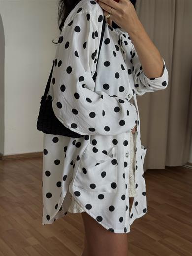 PUANTİYE COTTON GÖMLEK