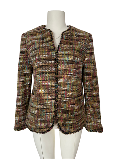RENKLİ TÜVİT BLAZER CEKET
