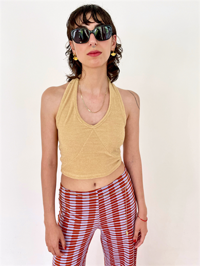 Sand Bej Boyundan Bağlı Havlu Top