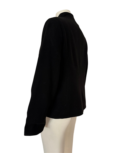 SİYAH FERMUARLI  BLAZER CEKET