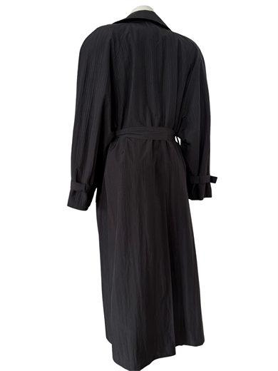 SİYAH RENKLİ OVERSİZE TRENÇKOT