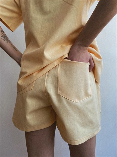 Soley Set Pamuk-Keten Şort