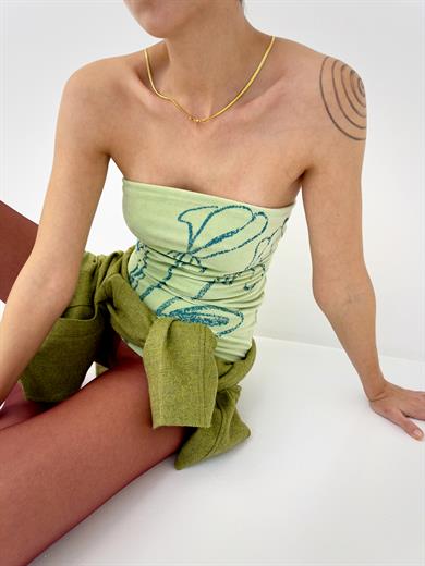 Velvet Bloom Strapless