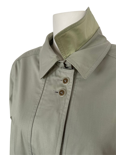 MİNT YEŞİLİ OVERSİZE TRENÇKOT