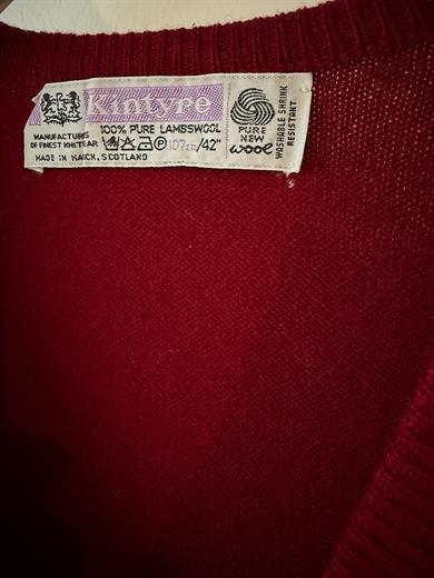 Yün Bordo Süveter