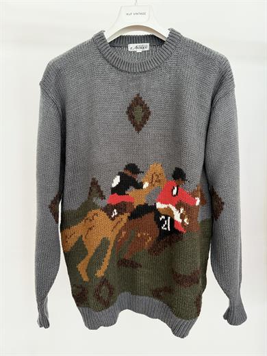 YÜN DOKULU EQUESTRIAN KAZAK