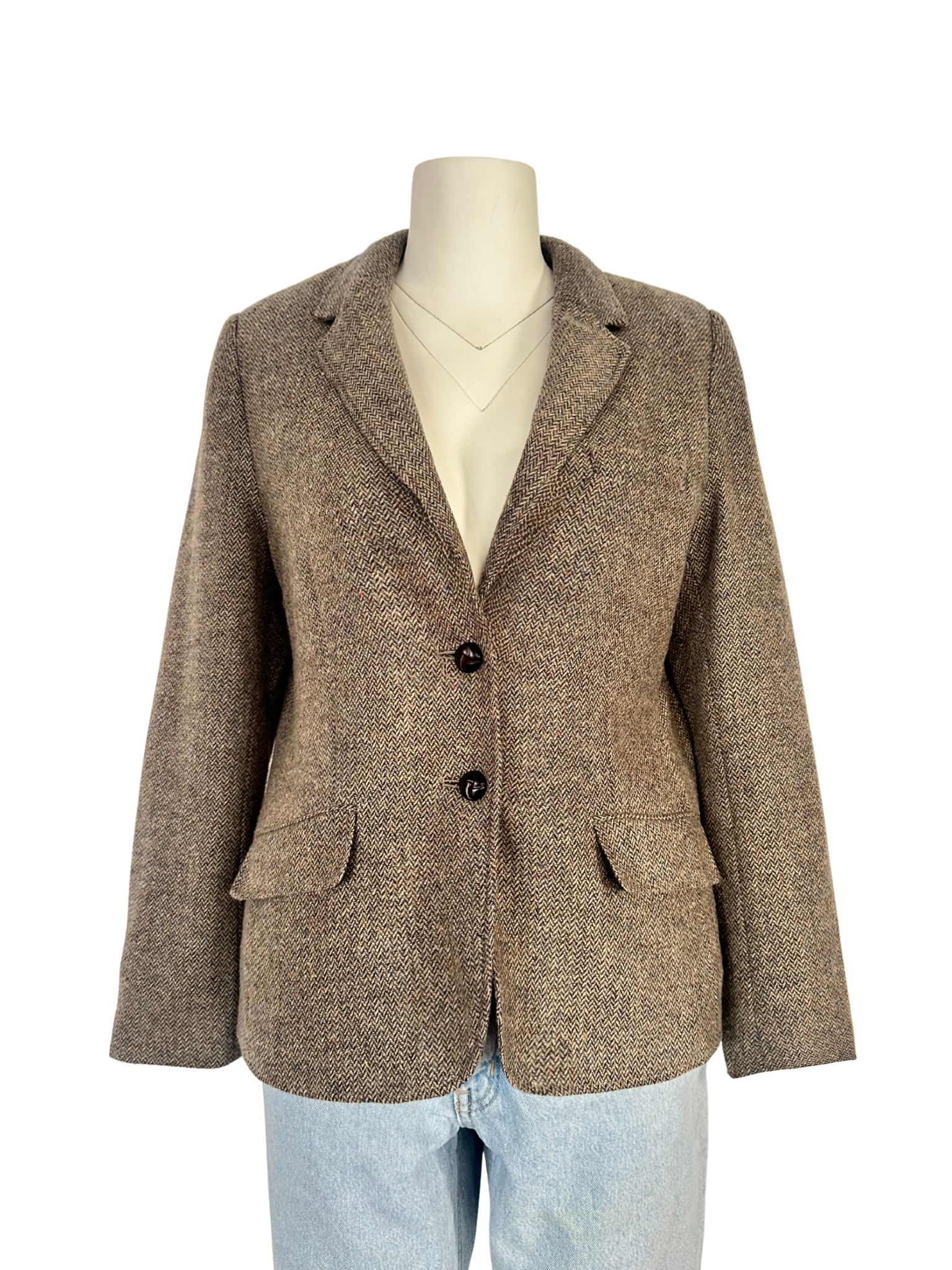 %100 YÜN CAMEL BLAZER CEKET