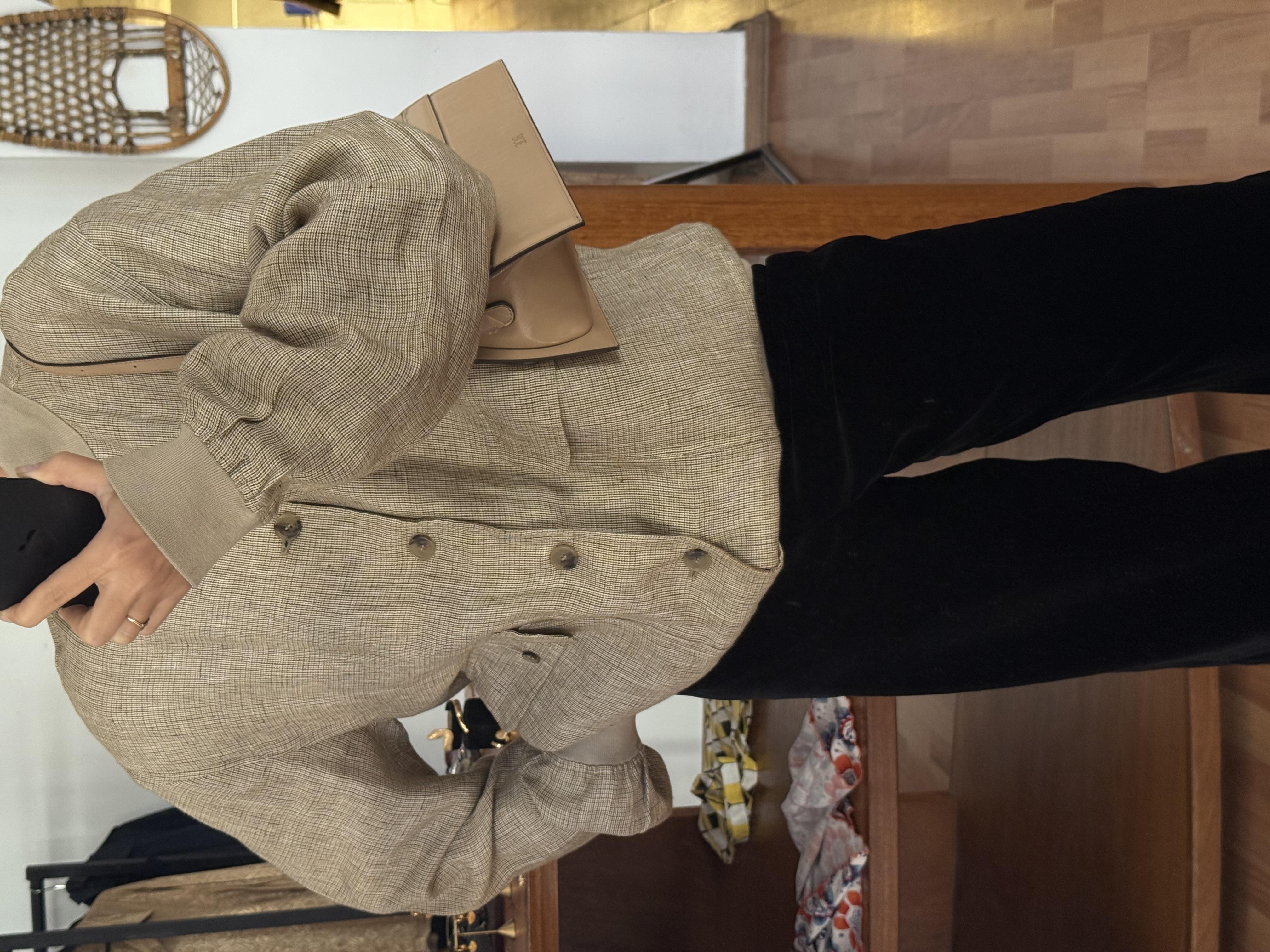 CAMEL MİNİ KARELİ BOMBER CEKET