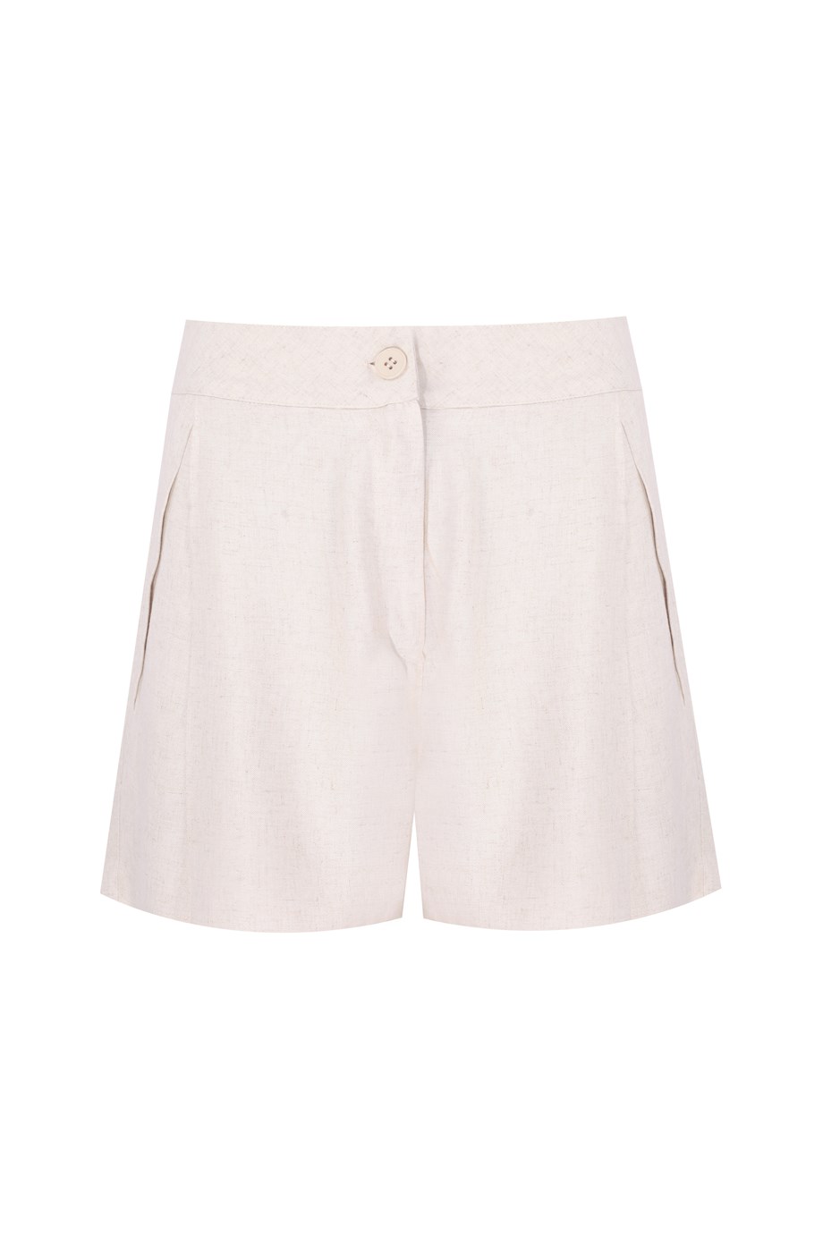 Grace Şort Keten Bej