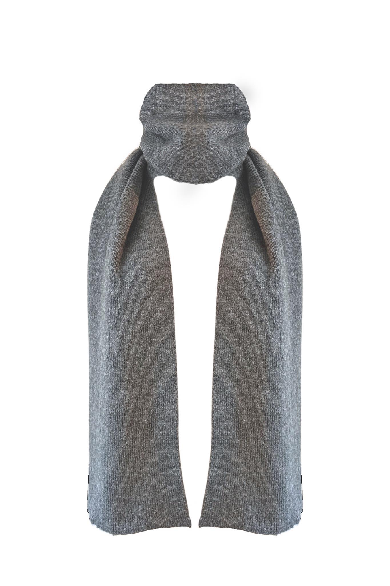 Gri Melanj Triko Atkı